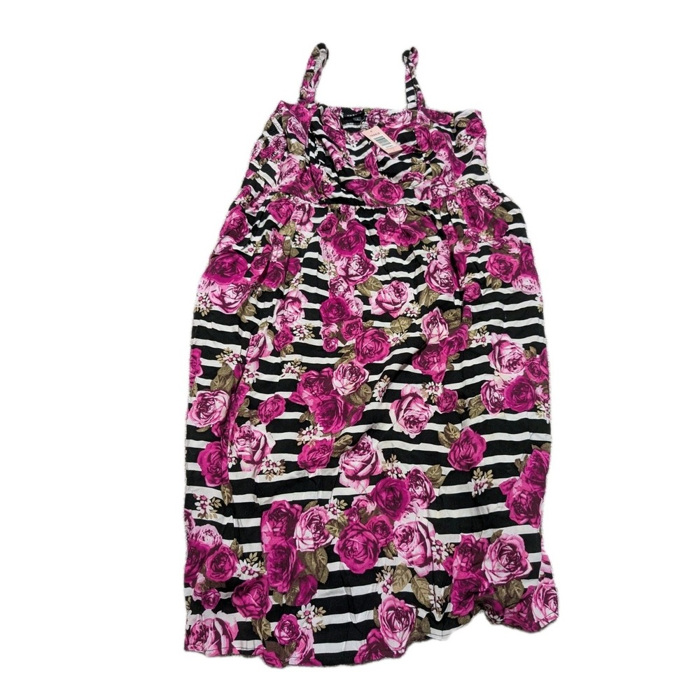 Torrid Floral‎ Chiffon Dolman Top Open Back 1X NWT Pink Strap